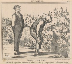 Muszę patrzeć jak winogrona dojrzewają... autorstwa Honoré Daumier