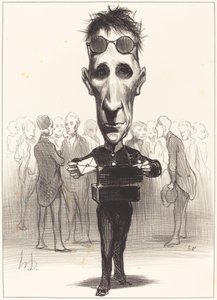 Felix Saint-Priest autorstwa Honoré Daumier