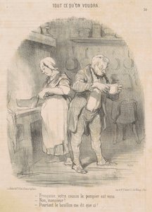 Francois, twój kuzyn strażak przyszedł... autorstwa Honoré Daumier