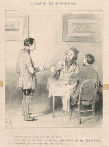 François, który pił moje wino... autorstwa Honoré Daumier