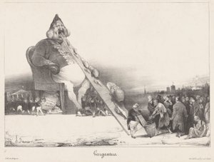 Gargantua autorstwa Honoré Daumier