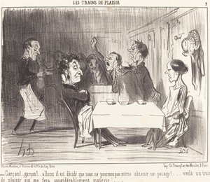 Chłopcze!... chłopcze!... chodźmy, postanowione... autorstwa Honoré Daumier