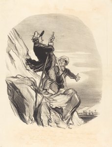 Przewodniku, chodźmy... w imię nieba... autorstwa Honoré Daumier