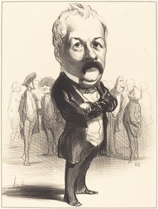 Gustave Sautayra autorstwa Honoré Daumier
