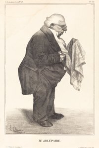 Zmęczony ojciec autorstwa Honoré Daumier