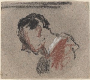 Głowa mężczyzny autorstwa Honoré Daumier