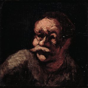 Głowa mężczyzny autorstwa Honoré Daumier