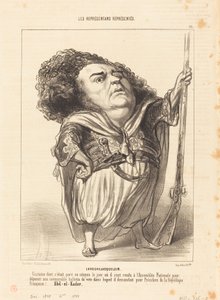 Henri de Larochejacquelein autorstwa Honoré Daumier