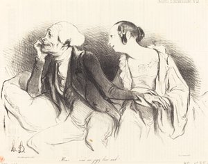 Henri!... bardzo źle mnie oceniasz!... autorstwa Honoré Daumier
