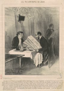 Wczoraj na rue Saint-Honoré ... starzec autorstwa Honoré Daumier