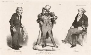 Huguet de Sémonville - Robert Macaire (Thiers) - Hrabia Roederer autorstwa Honoré Daumier