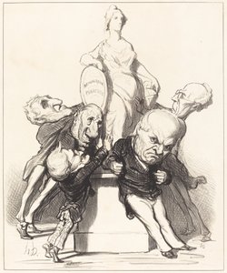 Twierdzą, że ją wspierają autorstwa Honoré Daumier