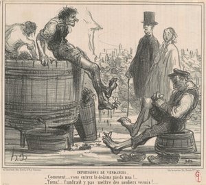Wrażenia żniwne autorstwa Honoré Daumier