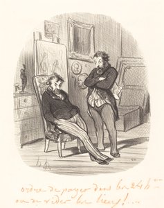 Wada wysyłania złego obrazu... autorstwa Honoré Daumier