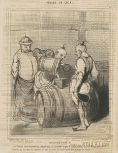 Chiński przemysł autorstwa Honoré Daumier