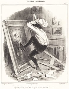Niewdzięczna ojczyzno, nie dostaniesz mojej pracy!... autorstwa Honoré Daumier