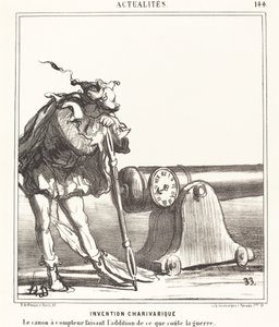 Wynalazek Charivarii autorstwa Honoré Daumier