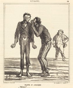 Irlandia i Jamajka - Cierpliwość!... autorstwa Honoré Daumier