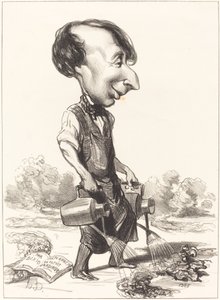 J. Alexandre Bixio autorstwa Honoré Daumier