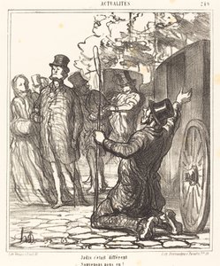 Kiedyś było inaczej autorstwa Honoré Daumier