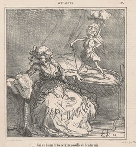 Kołysałem go... autorstwa Honoré Daumier