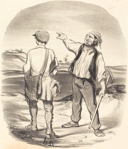 Widziałem zająca... osiem dni temu! autorstwa Honoré Daumier