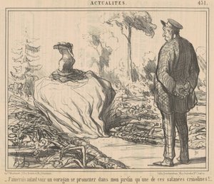 Chciałbym zobaczyć huragan... autorstwa Honoré Daumier