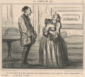 Nie boję się śmierci za mnie... autorstwa Honoré Daumier