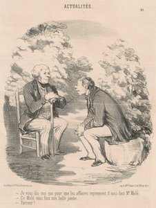 Mówię ci, że ... potrzebujemy pana Molé ... autorstwa Honoré Daumier