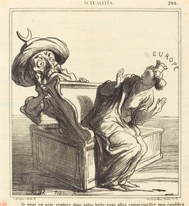 Wróć do swojego pudełka... autorstwa Honoré Daumier