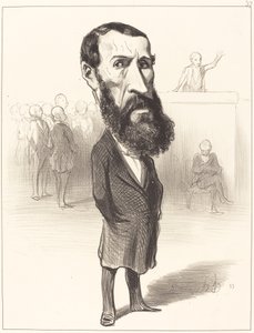 Jean Louis Greppo autorstwa Honoré Daumier