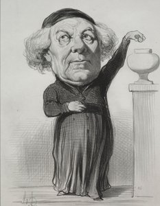 Jean Jacques Fayet, biskup Orleanu, 1849. autorstwa Honoré Daumier