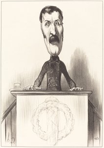Jules Bastide autorstwa Honoré Daumier