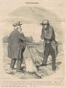 Mówię ci, że naruszyłeś limit... autorstwa Honoré Daumier