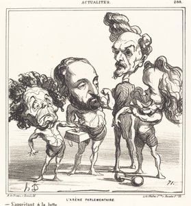 Arena Parlamentarna autorstwa Honoré Daumier