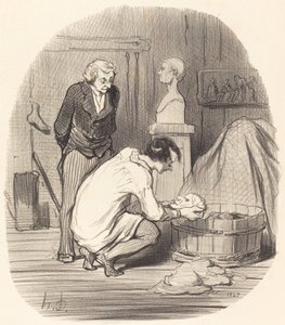 Artysta - to jest to!... autorstwa Honoré Daumier