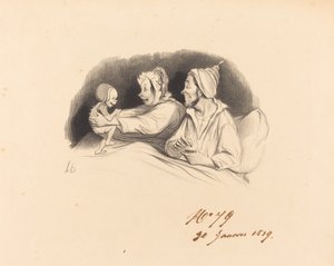 edukacja w butelce autorstwa Honoré Daumier