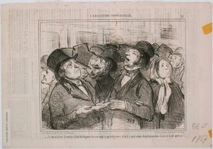 Wystawa powszechna: Pan Courbet tworzy... wulgarne postacie autorstwa Honoré Daumier