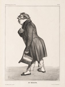 La Karykatura, Pl. 314, powiat. Keratry, 1833. autorstwa Honoré Daumier