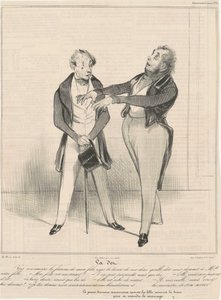 Kropka... znasz fortunę... autorstwa Honoré Daumier