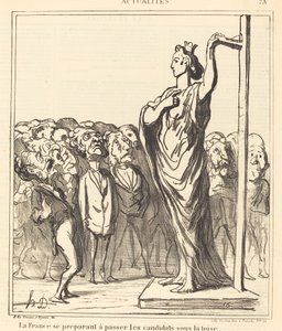 Francja przygotowuje się do przejścia... autorstwa Honoré Daumier