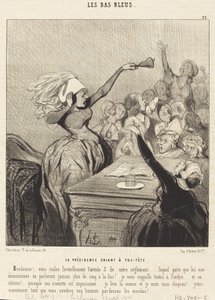 Prezydent krzyczy na cały głos: Panie!... autorstwa Honoré Daumier