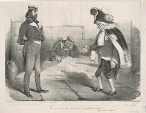Sąd świadczy usługi, a nie wyroki! autorstwa Honoré Daumier