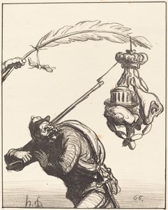 spokój za wszelką cenę autorstwa Honoré Daumier