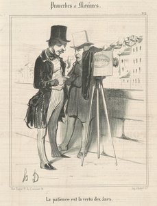 Cierpliwość jest cnotą osłów autorstwa Honoré Daumier