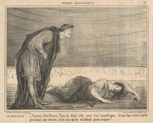 Księżniczka autorstwa Honoré Daumier