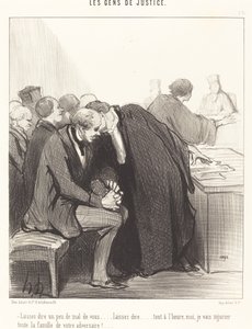 Powiedzmy trochę źle o tobie... autorstwa Honoré Daumier