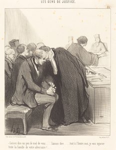 Powiedzmy trochę źle o tobie... autorstwa Honoré Daumier