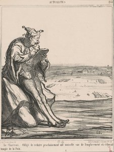 Le Charivari, zmuszony do przerobienia... nowego spojrzenia autorstwa Honoré Daumier