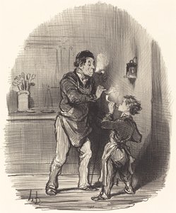 Filozof Chiffonnier autorstwa Honoré Daumier